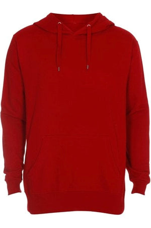 Sudadera con capucha básica - rojo