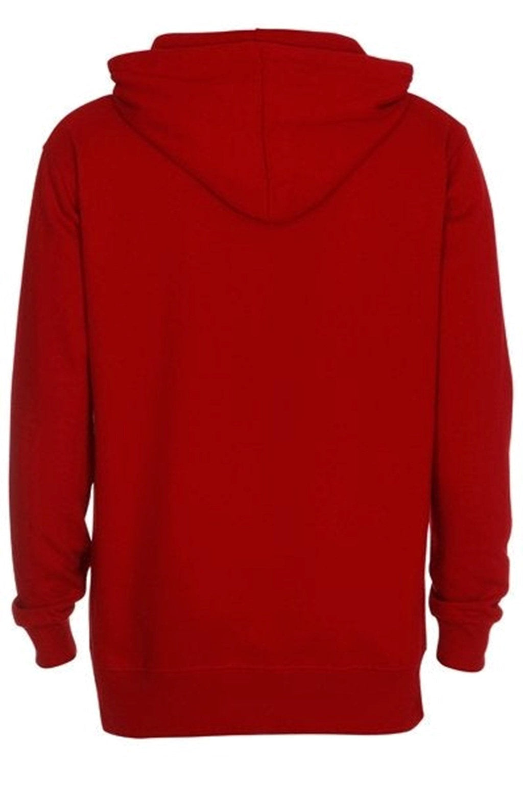 Sudadera con capucha básica - rojo