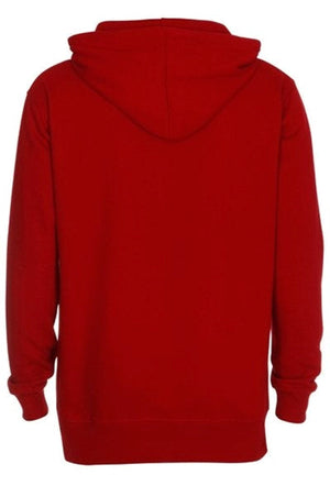 Sudadera con capucha básica - rojo