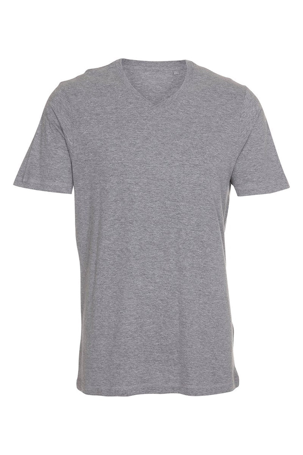 Basic V-neck t-shirt - Oxford Gray