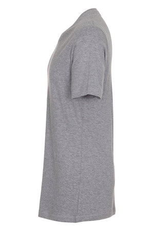 Basic V-neck t-shirt - Oxford Gray