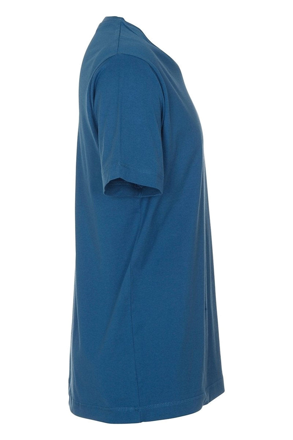 Basic V-neck t-shirt - Petroleum Blue