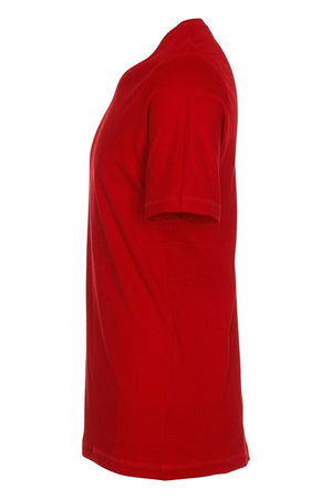 Basic Camiseta con cuello de pico - Rojo