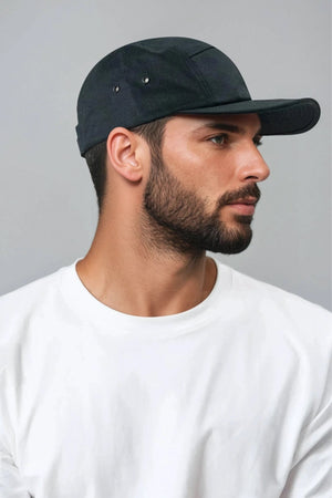 Gorra de 5 paneles - Negro