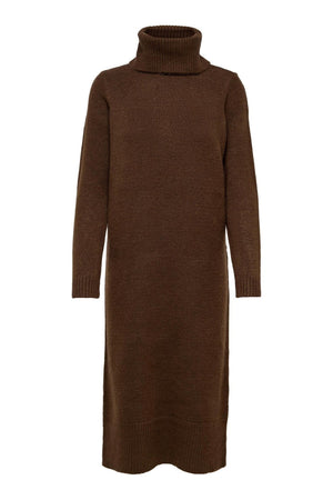 Vestido en el cuello de Brandie Roll - Café de achicoria