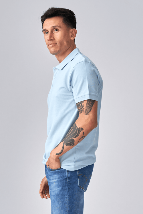 Basic Polo - Azul claro