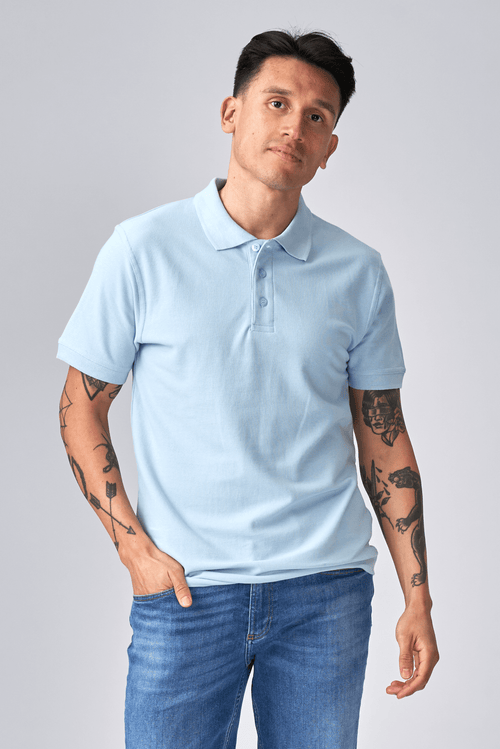 Basic Polo - Azul claro