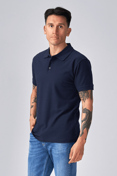 Basic Polo - Azul marino