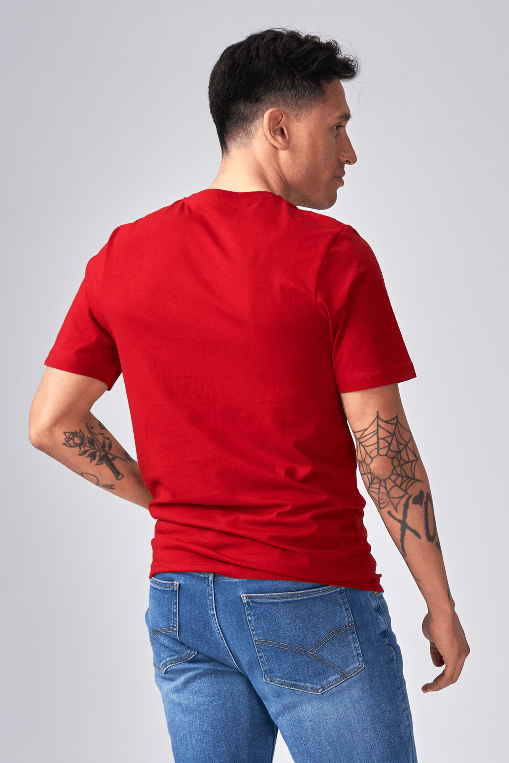 Camiseta básica orgánica - rojo