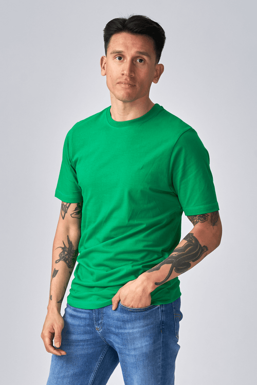 Camiseta básica orgánica - verde