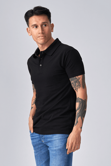 Muscle Polo Shirt - Negro