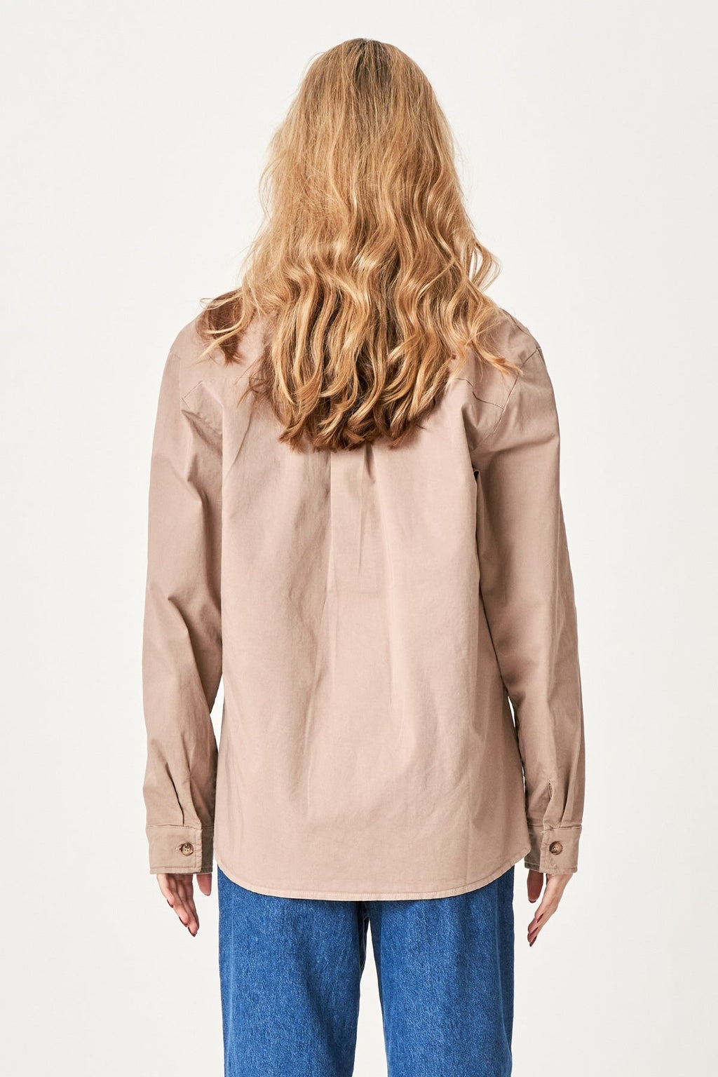 Camisa de sarga ámbar - Caqui