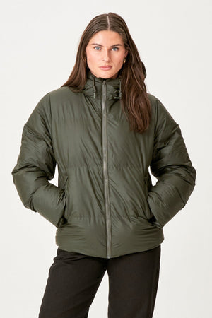 Chaqueta recubierta de Lexie - Olive