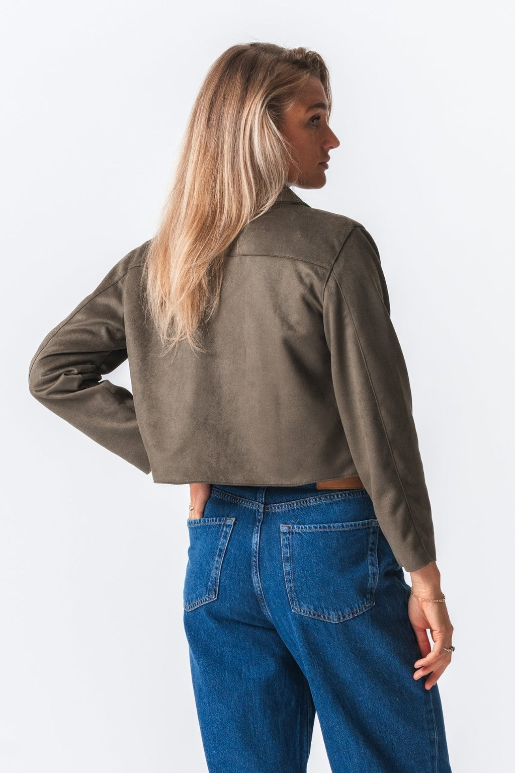 Nelly Short Jacket - Ejército