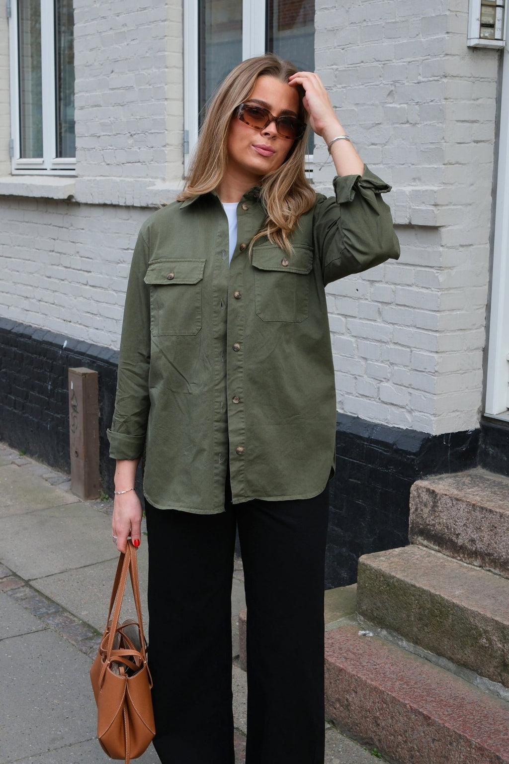 Amber Twill Shirt - Green