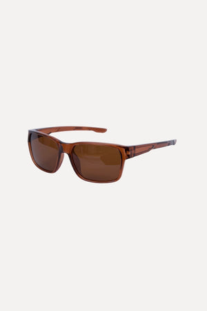 Damon Sunglasses - Transparent-Brown
