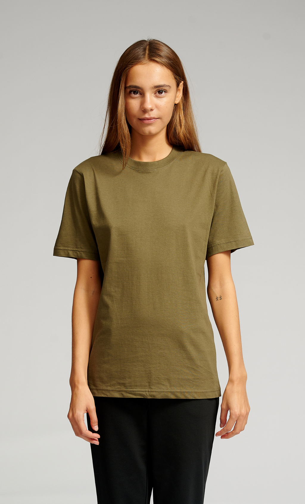 Camiseta de gran tamaño - Green del ejército