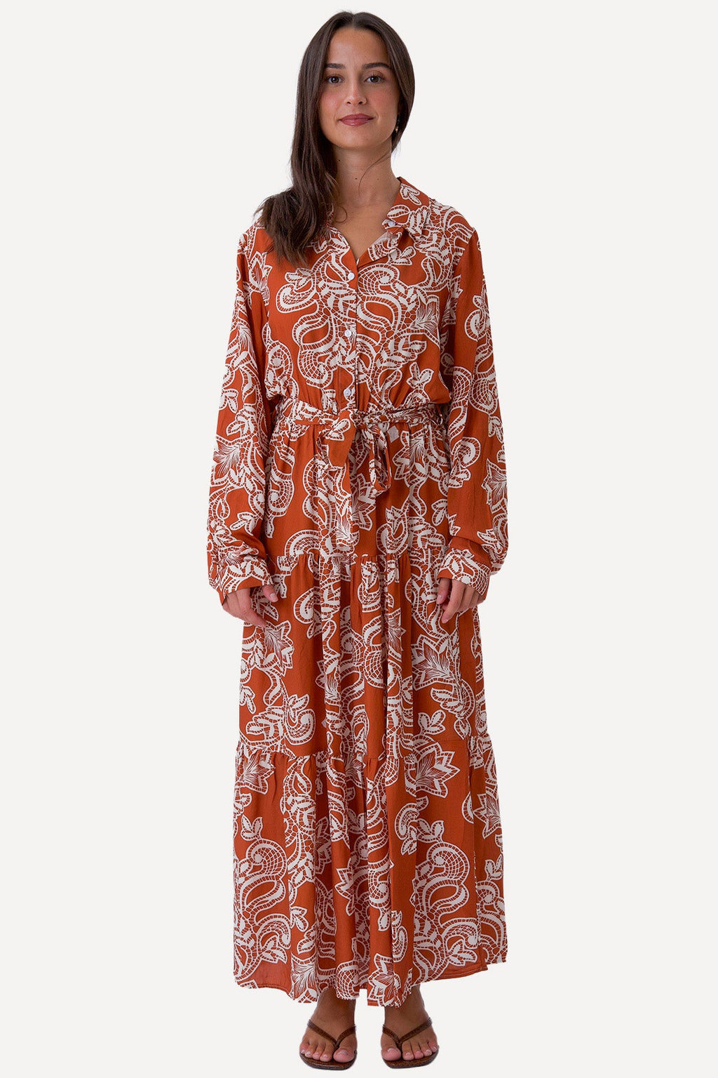 Lola Dress - Terracotta
