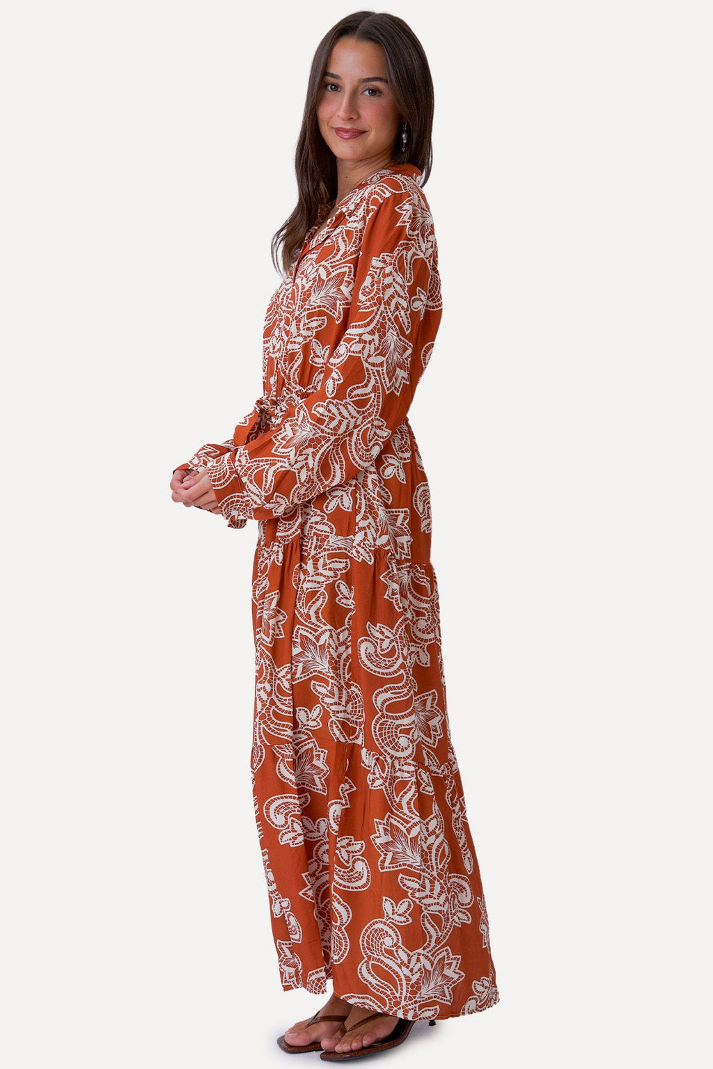 Lola Dress - Terracotta