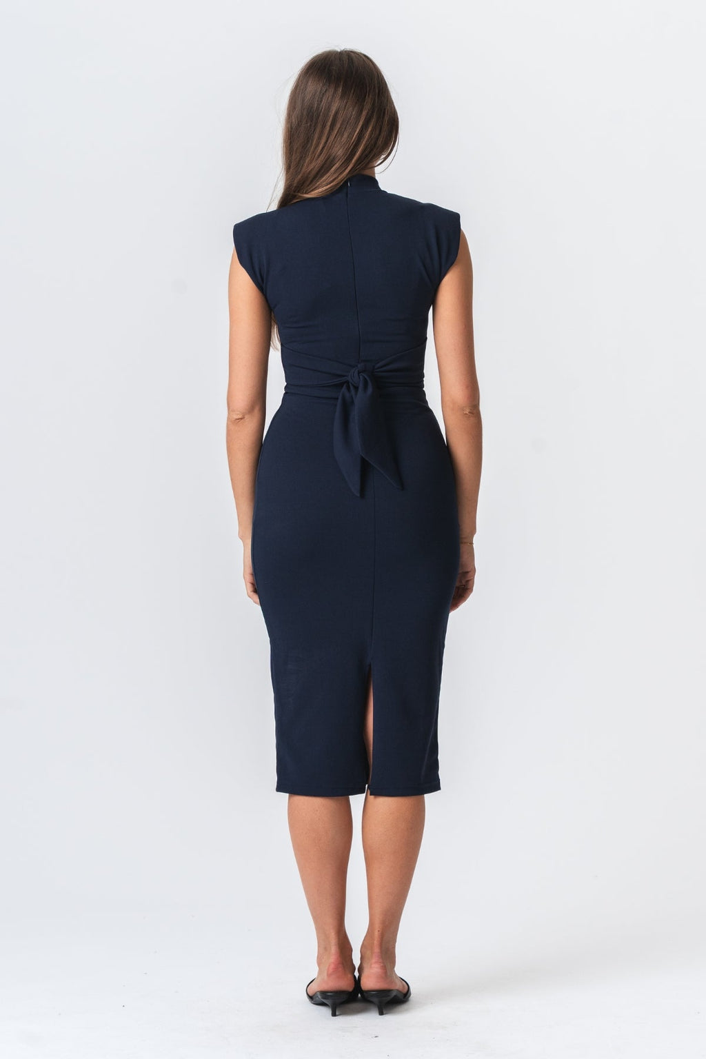 Isabella Dress - Navy
