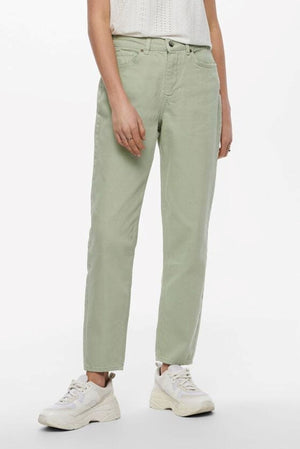 Solid Color Mom Pants - Desert Saga
