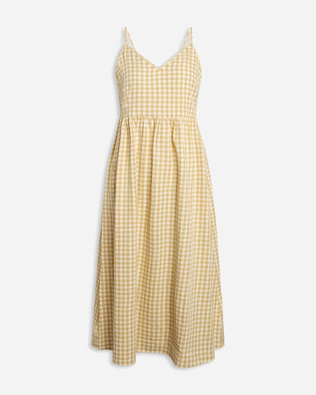 Era Dress - Yellow Checkered
