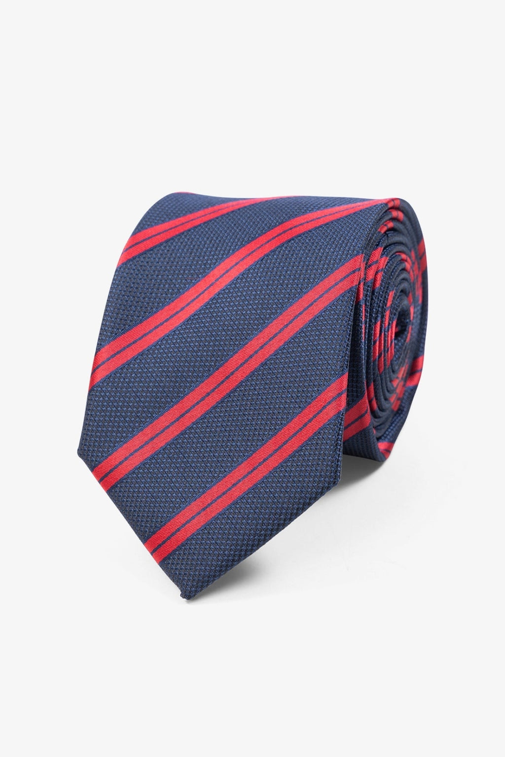 Corbata - Azul Marino/Rojo Oscuro