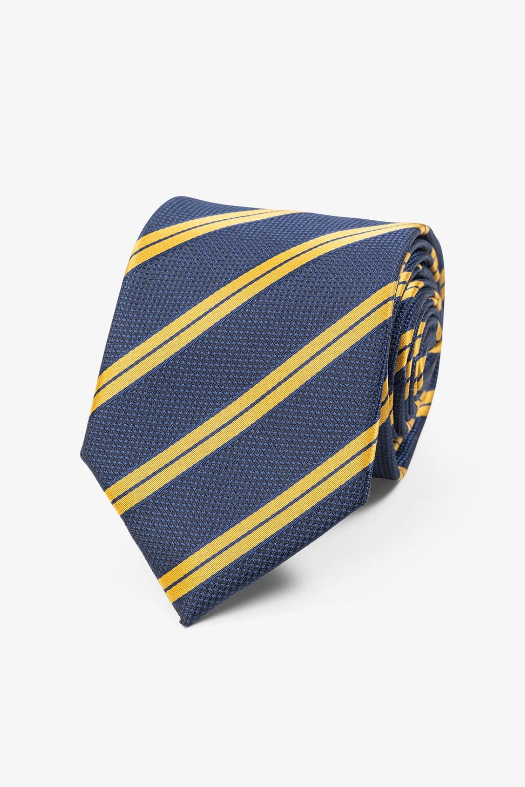 Corbata - Azul Marino/Dorado