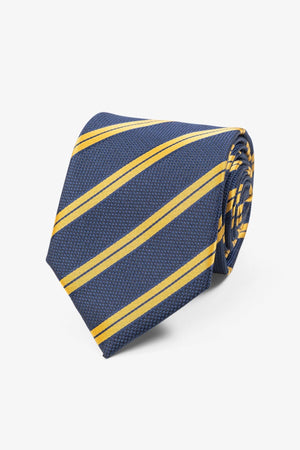 Corbata - Azul Marino/Dorado