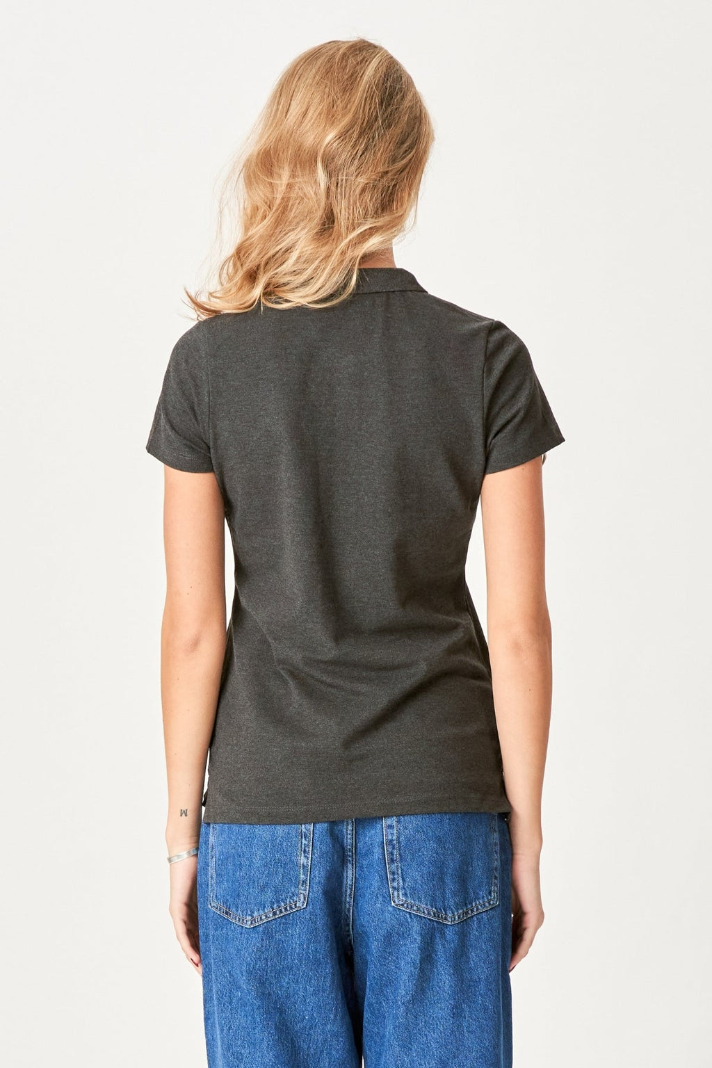 Polo de polo - gris oscuro