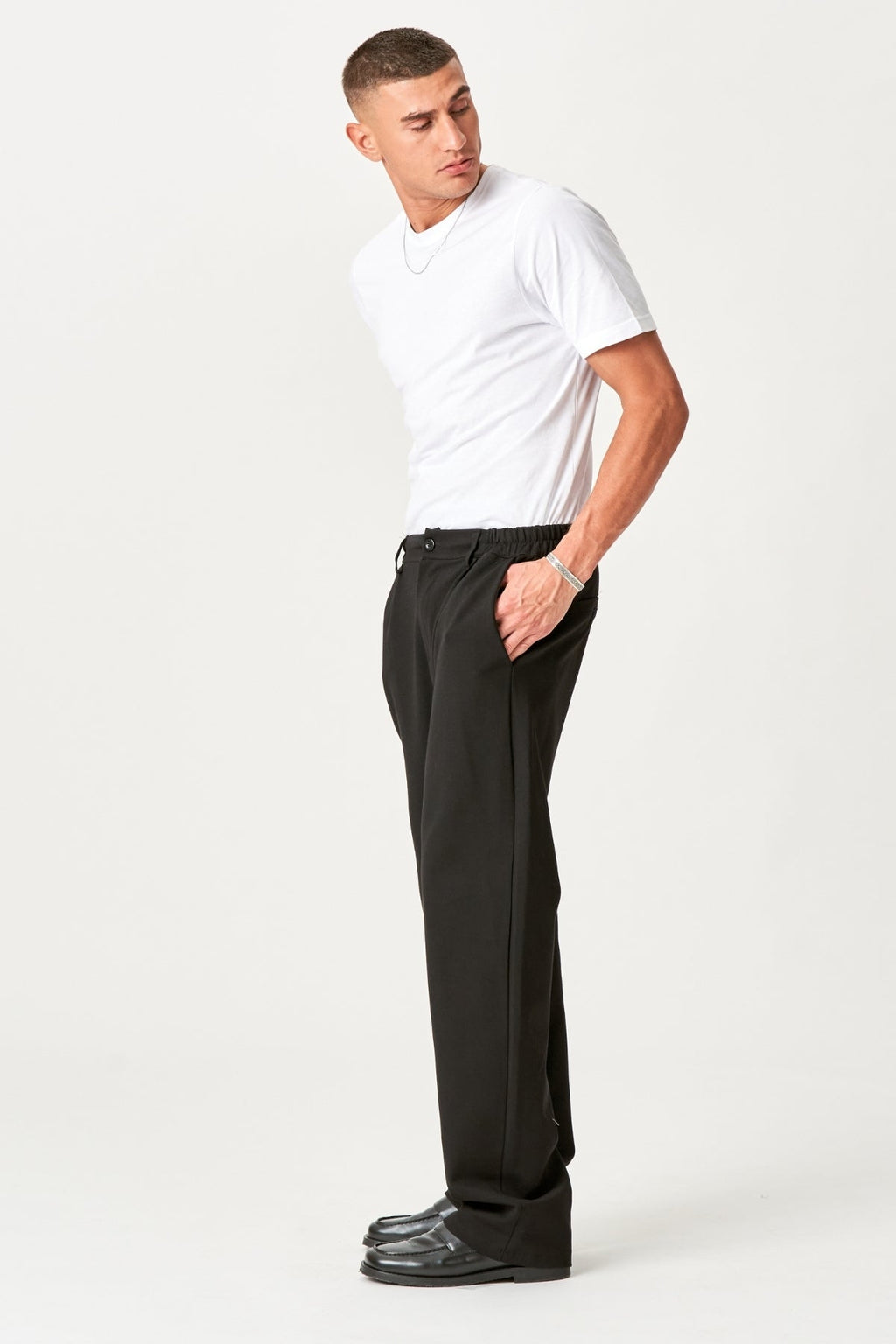Traje Pants Suelto - negro