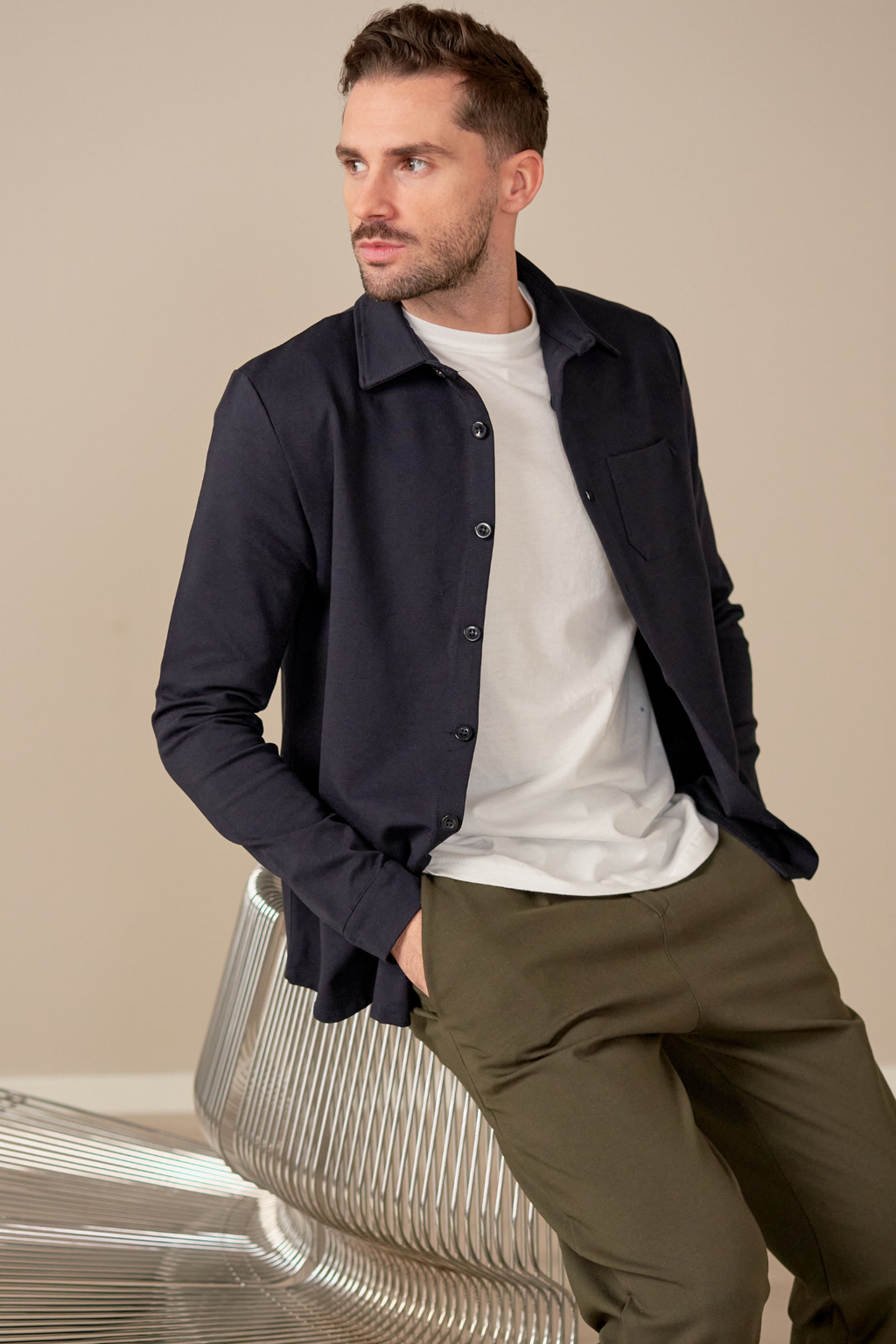 Performance Sobrecamisa - Azul marino