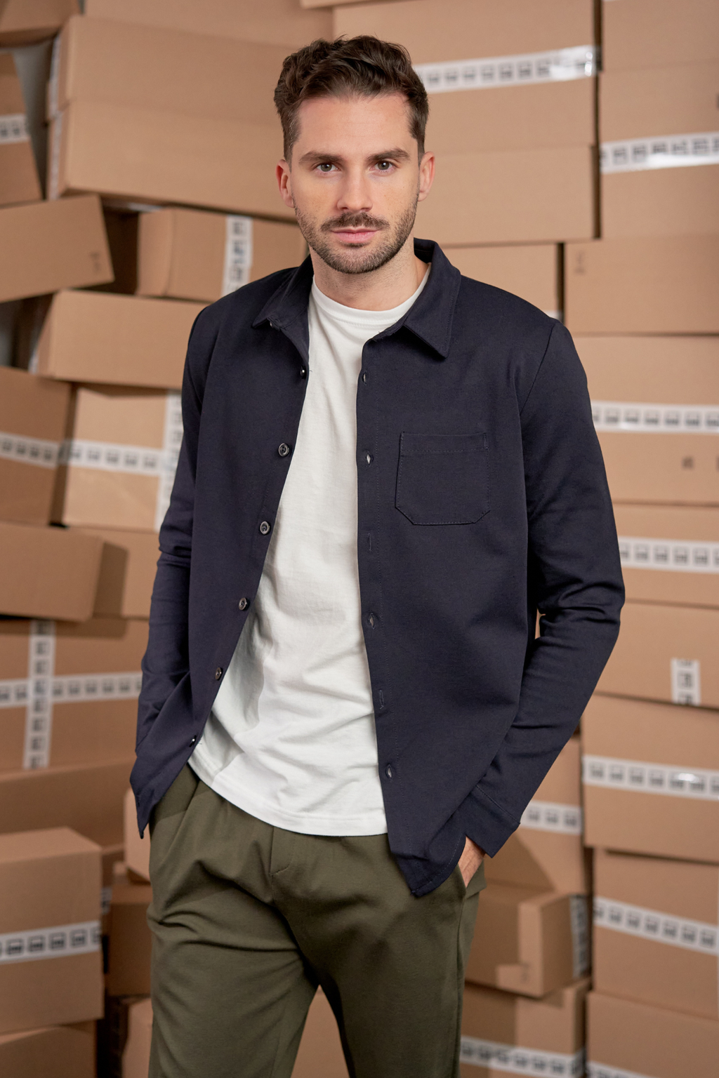 Performance Sobrecamisa - Azul marino