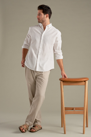 Linen Pants - Sand