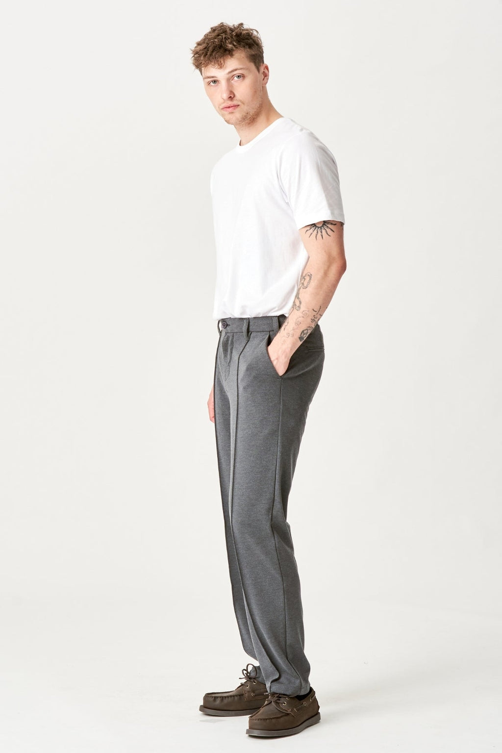 Performance Pants Fit Loose - carbón