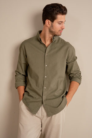 Camisa de lino - Ejército