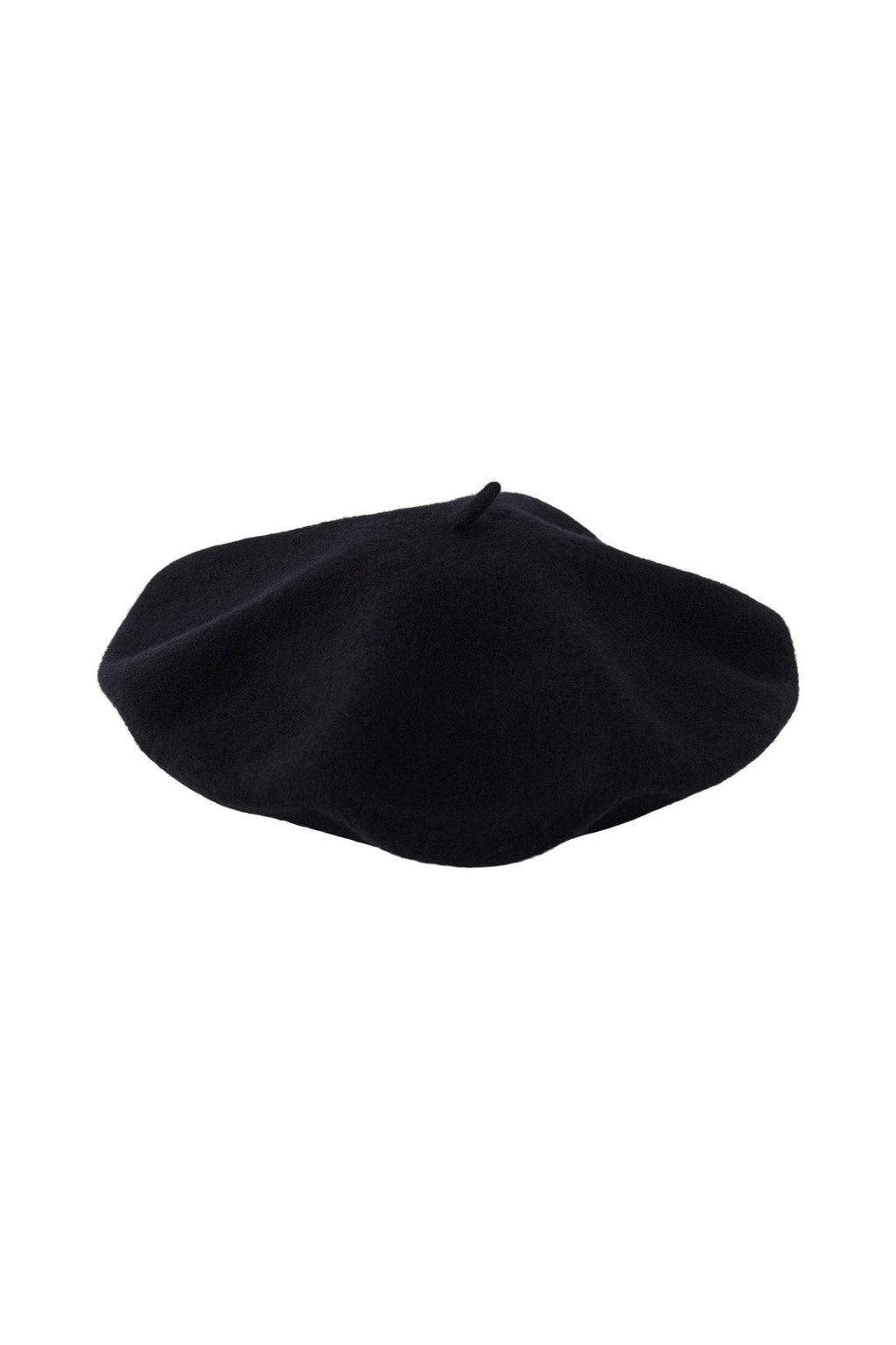 Fransk Wool Beret - Black