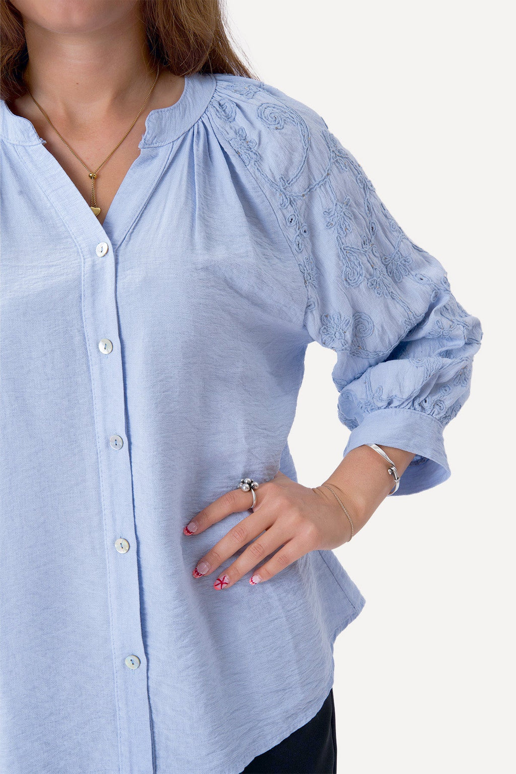 Frida Shirt - Light Blue