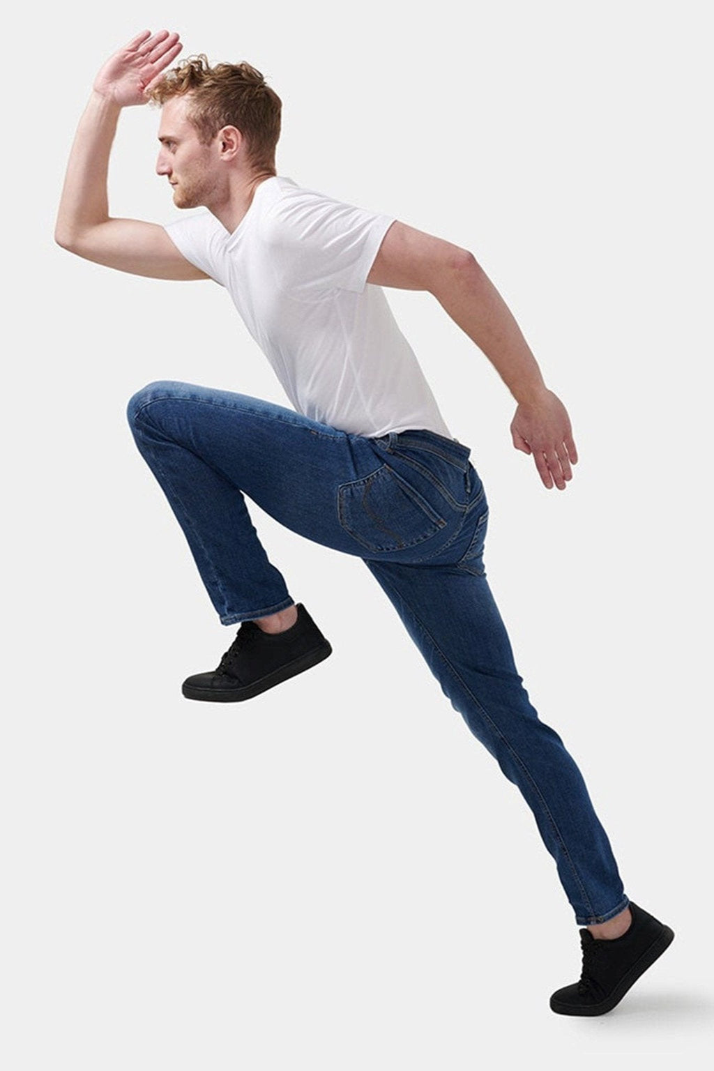 Glenn Stretch Jeans - Denim Blue (Fit Slim)