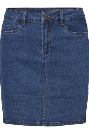 Hot Seven Skirt - Blue Denim