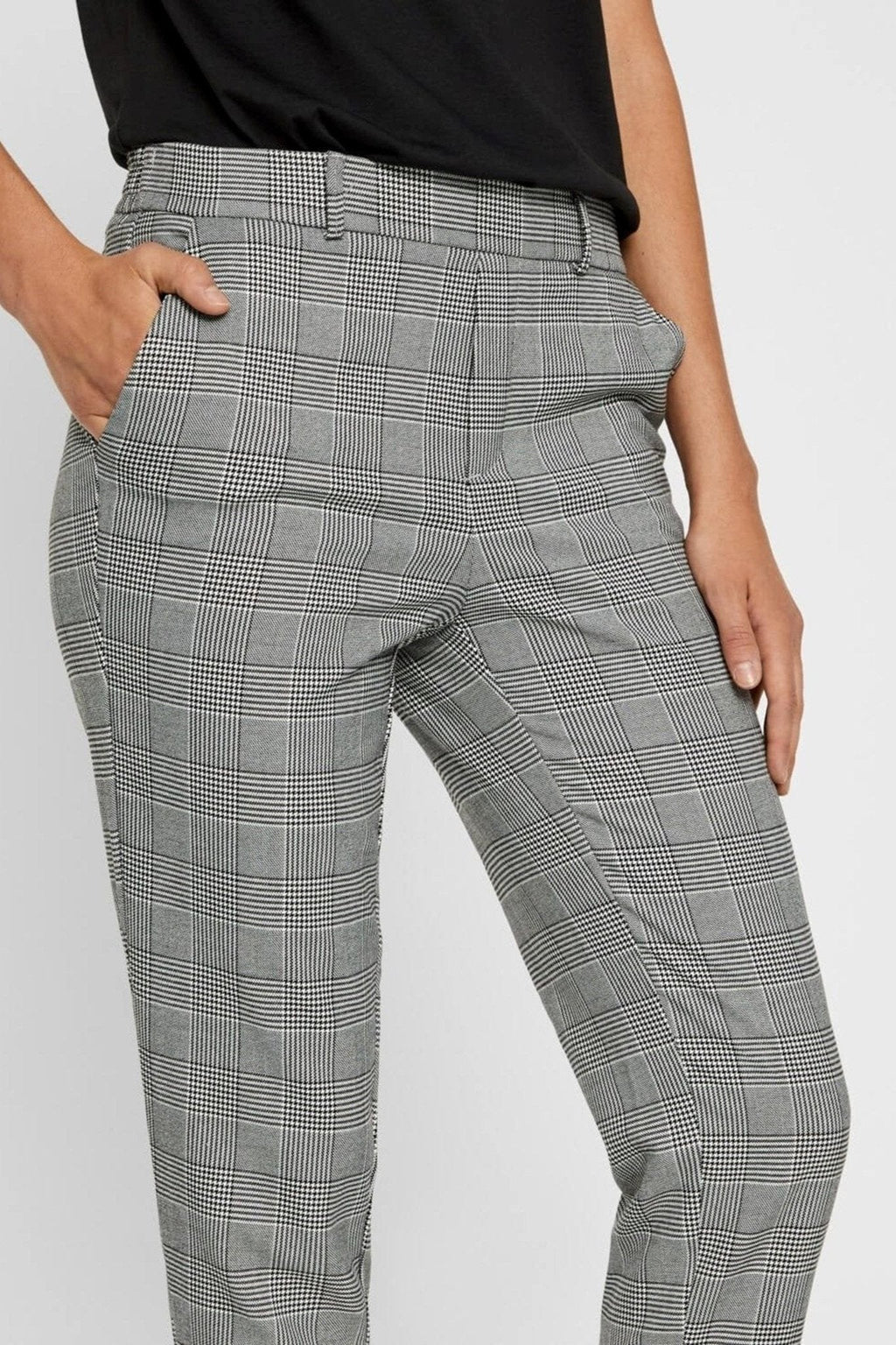 Pantalones mayas con dados - gris / blanco