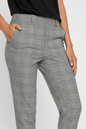 Pantalones mayas con dados - gris / blanco