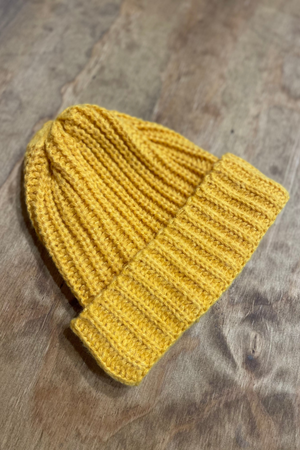 Gorro de canalé - Amarillo