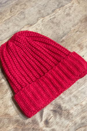 Gorro de canalé - Rojo vino