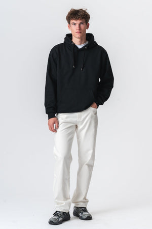 Jeans de ajuste relajado - mezclilla blanca