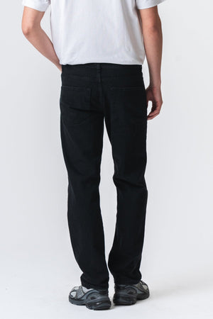 Jeans de ajuste relajado - Negro sólido