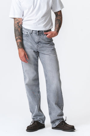 Noah Loose Fit Jeans - Grey Denim