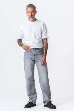 Noah Loose Fit Jeans - Grey Denim