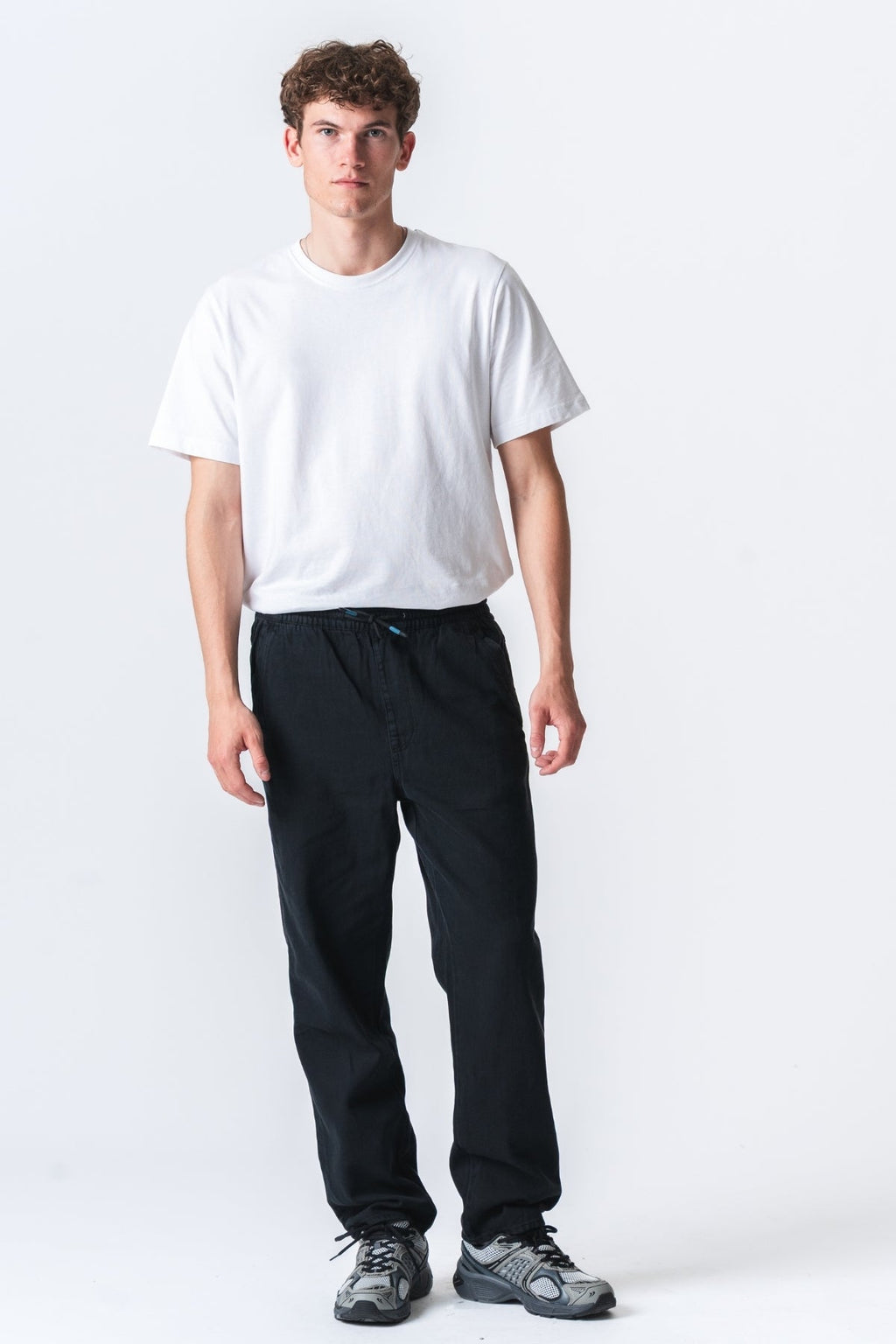 Jeans de Fit Caleb Loose - Negro