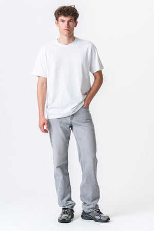 Jeans de ajuste relajado - mezclilla gris